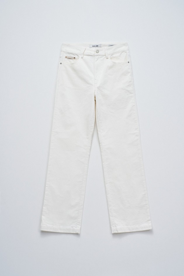 JEANS STRAIGHT EM BOMBAZINE