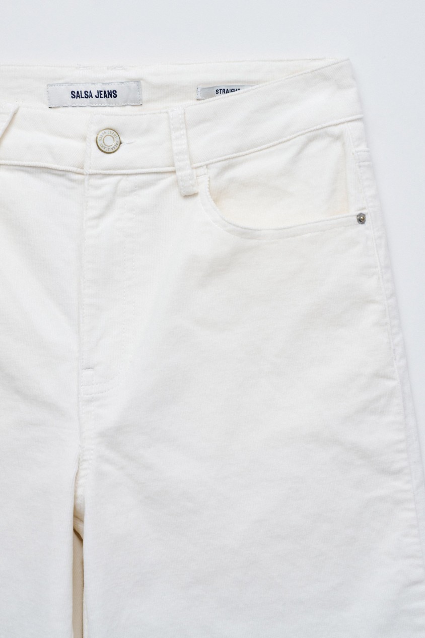 STRAIGHT JEANS IN CORDUROY