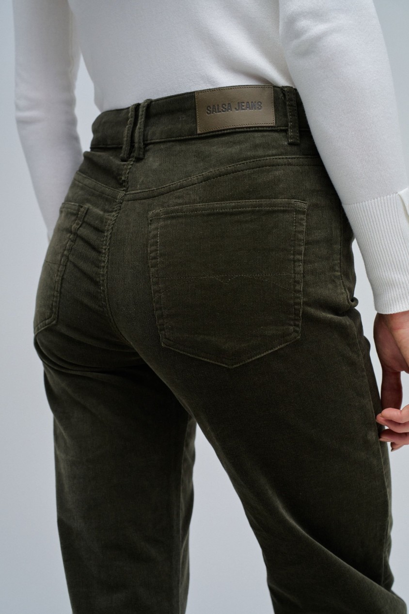 JEANS STRAIGHT EM BOMBAZINE