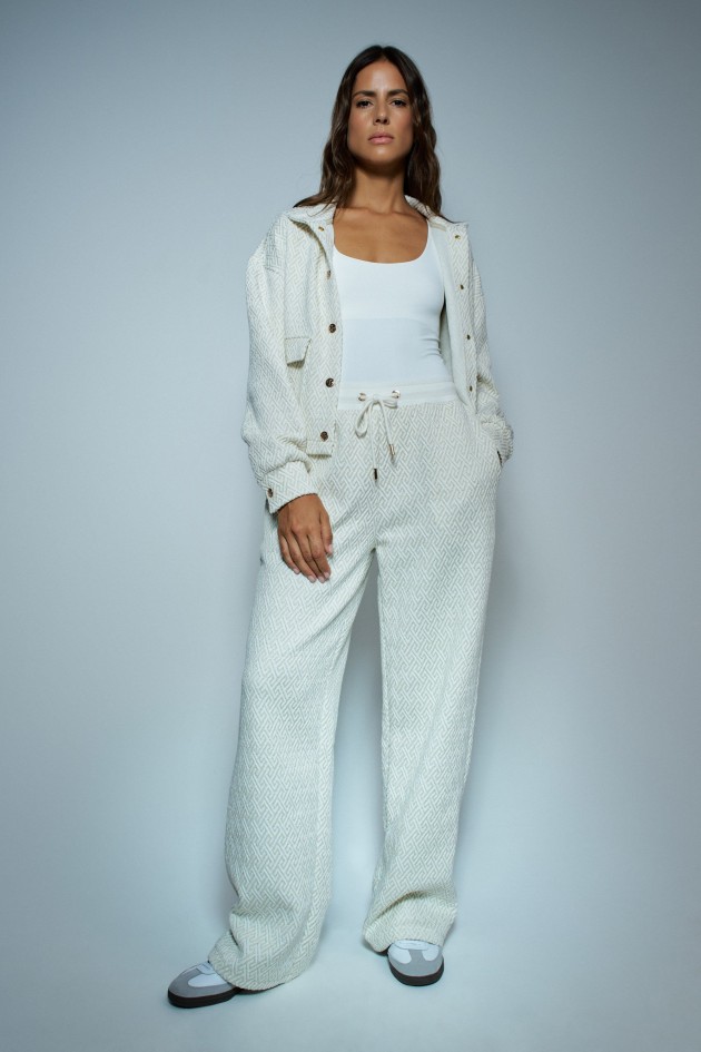 JOGGERS WITH JACQUARD TROUSERS