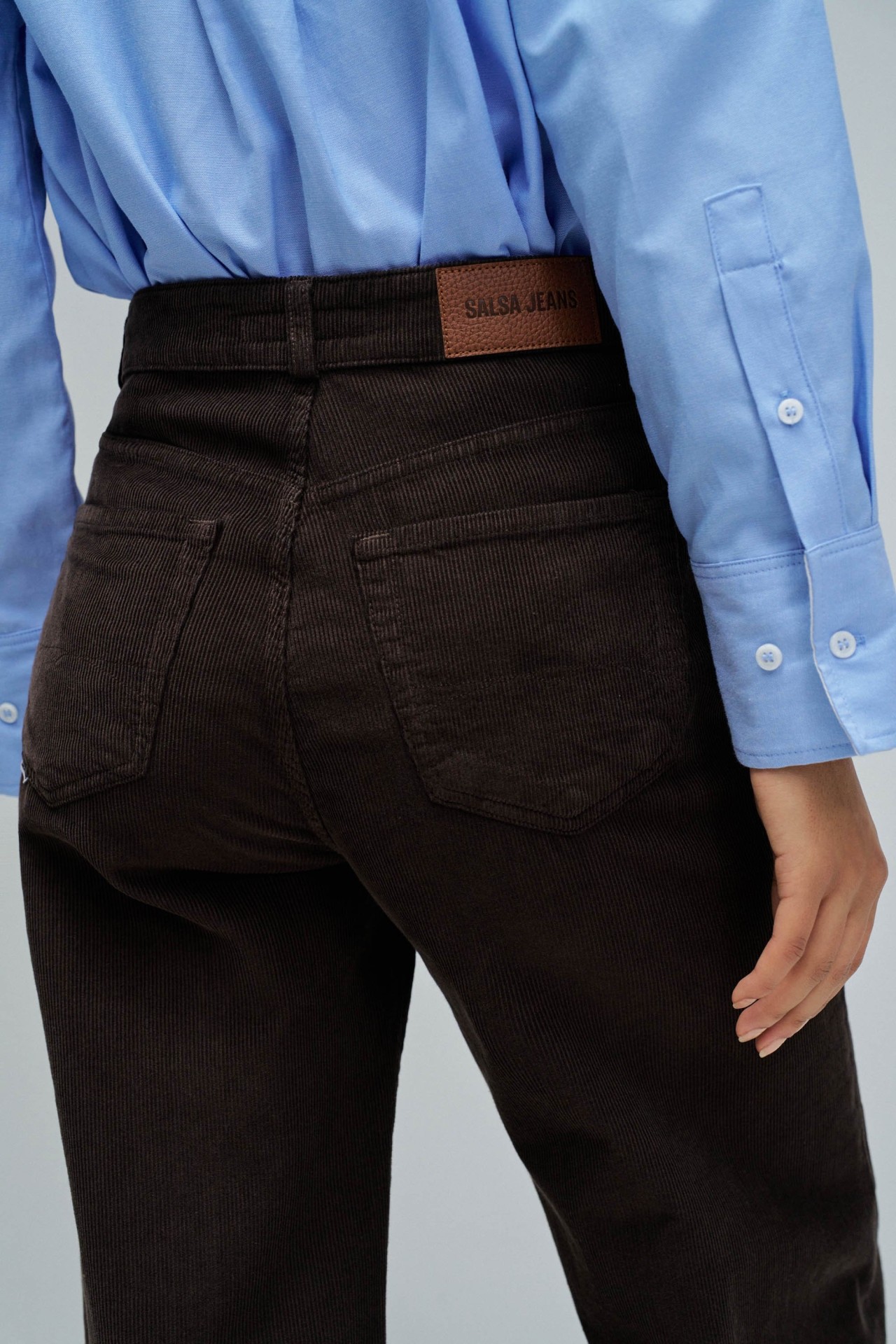 VAQUEROS WIDE LEG EN PANA