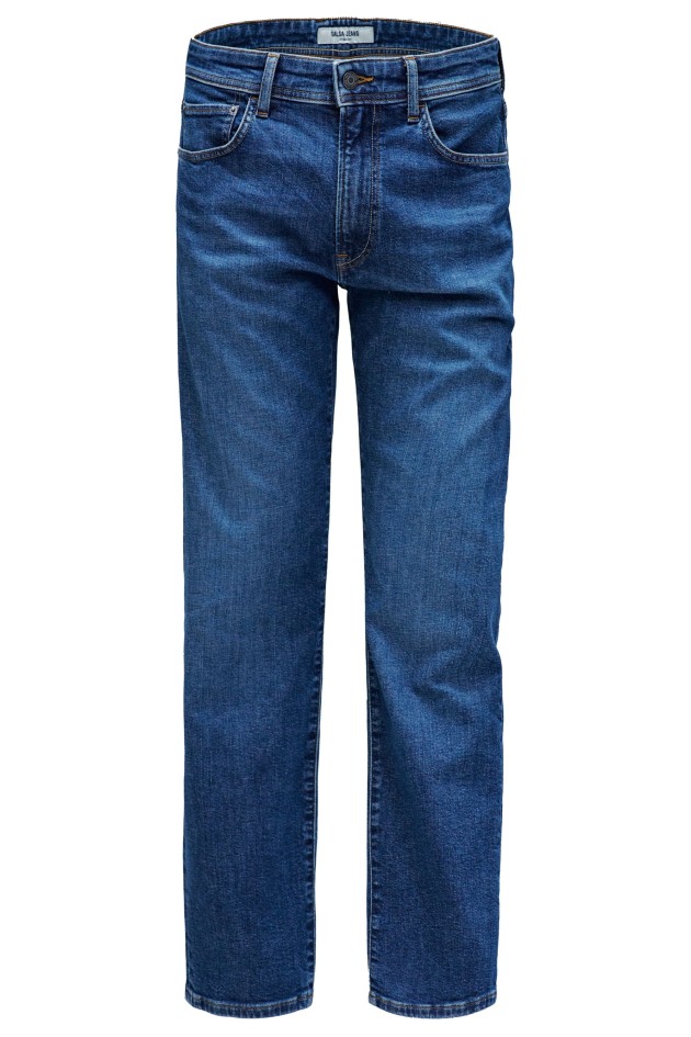 OUTLET STRAIGHT MED, MEDIUM WASH, 44, 32