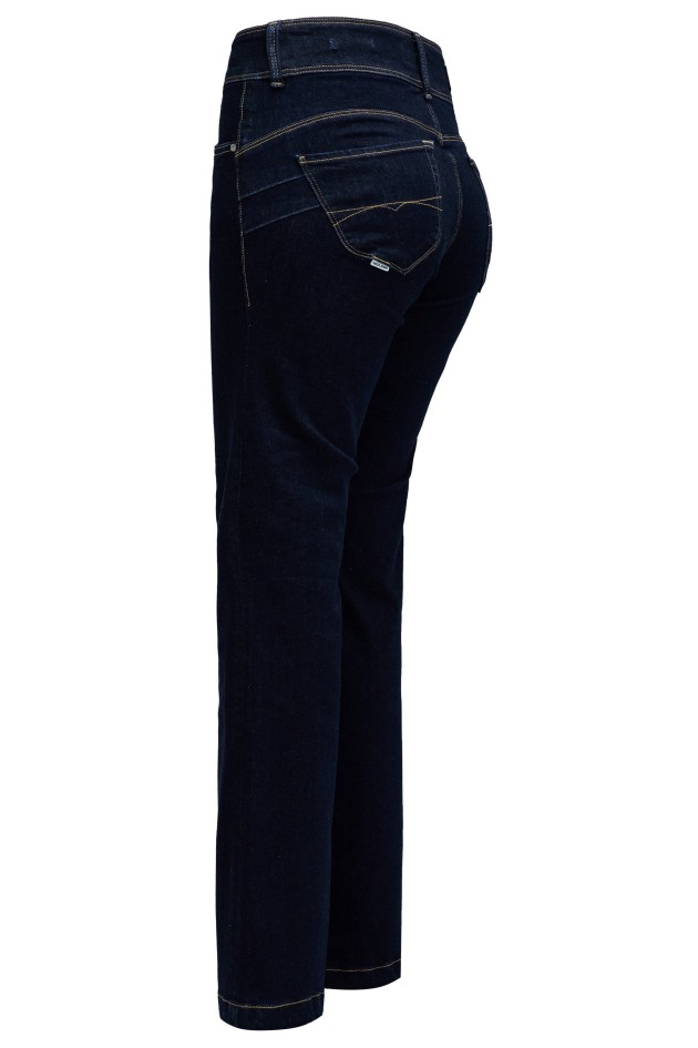 OUTLET SECRET BOOTCUT, DARK WASH, 40, 32