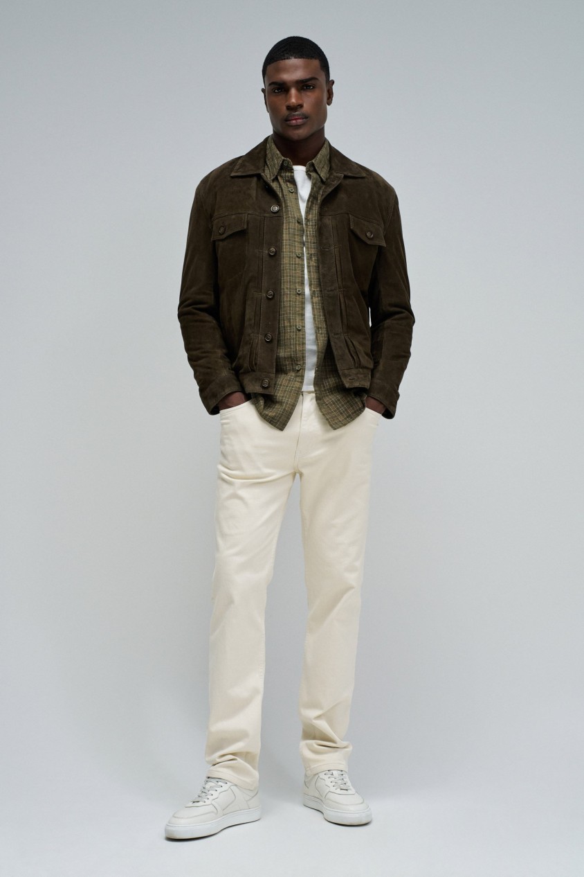 CAMISA DE BOMBASINA A CUADROS