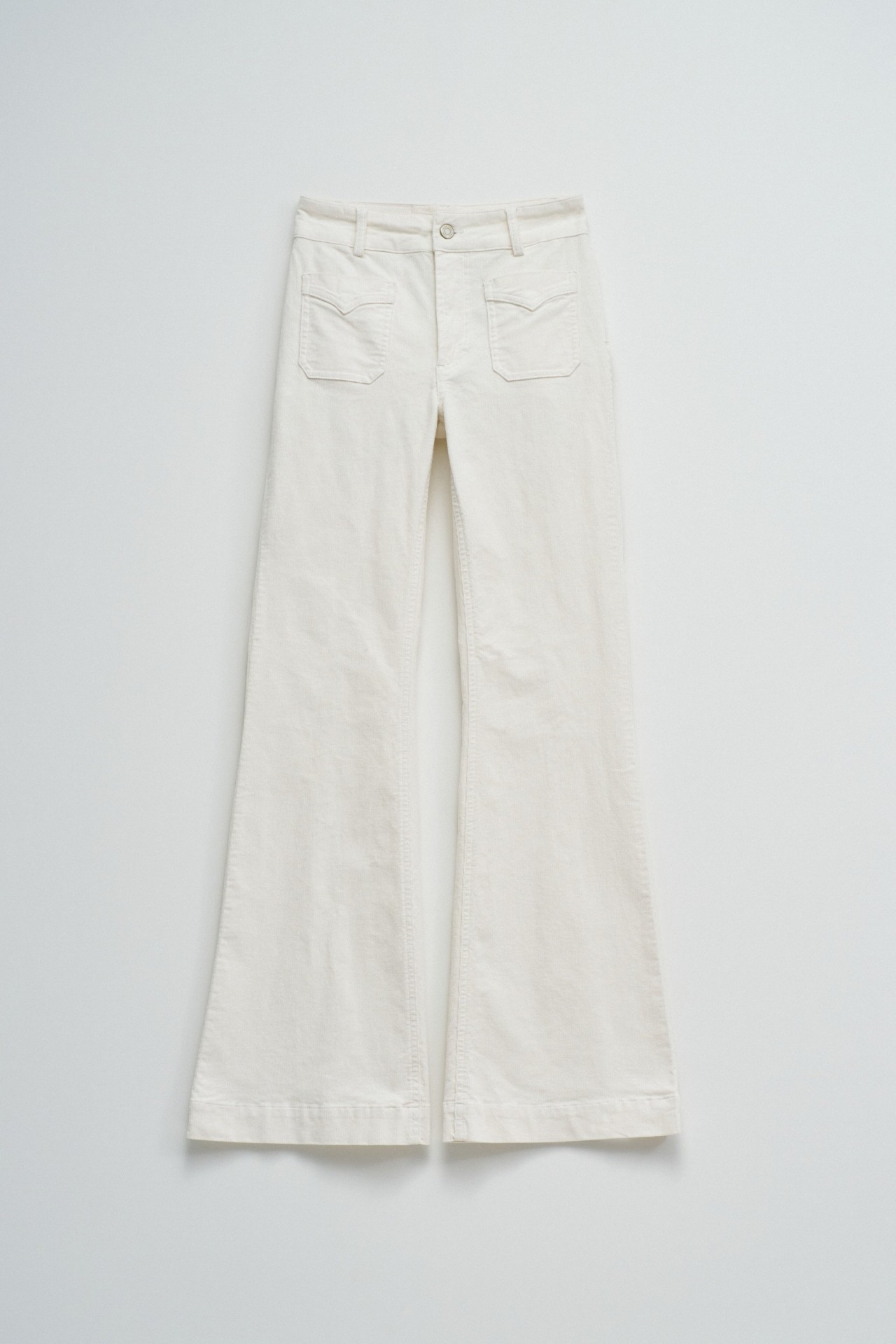 JEAN DESTINY PUSH UP FLARE EN VELOURS CÔTELÉ