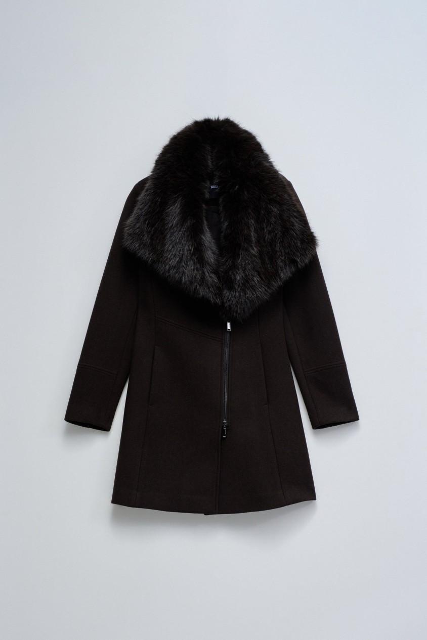 GRACE STOFFJACKE MIT FELL