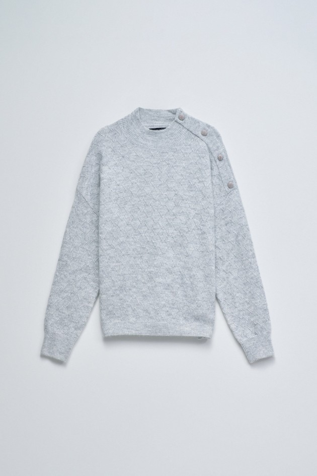 STRICKPULLOVER MIT LUREX