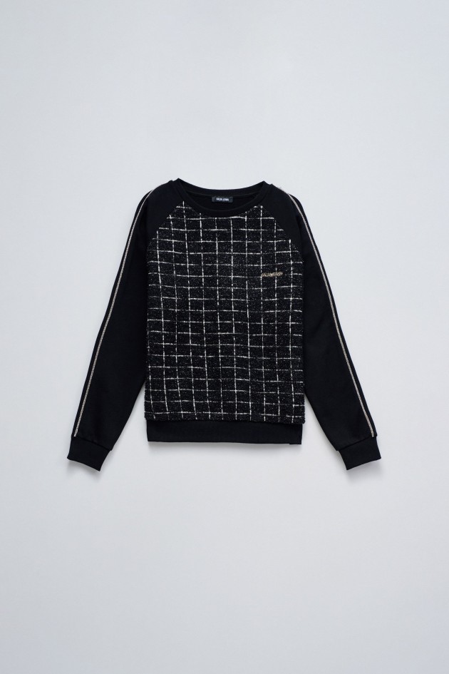 SWEATSHIRT IN TWEED