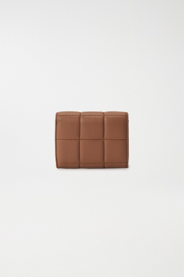 QUILTED EFFECT COIN PURSE