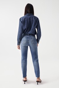 VAQUEROS ROTOS FAITH PUSH IN