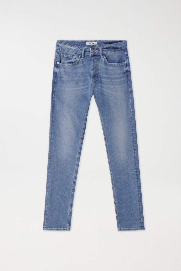 SKINNY VINTAGE WASH DENIM JEANS