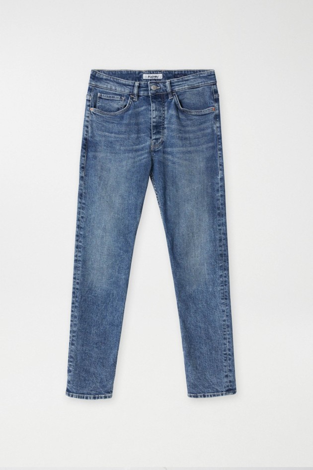 SLIM FIT VINTAGE WASH JEANS