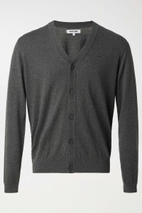 COTTON CASHMERE LIGHT KN, DARK GREY, XXL
