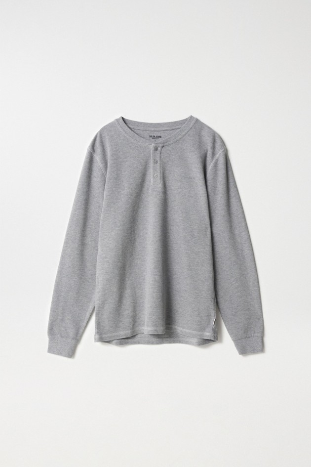 PULLOVER MIT TEXTUREFFEKT