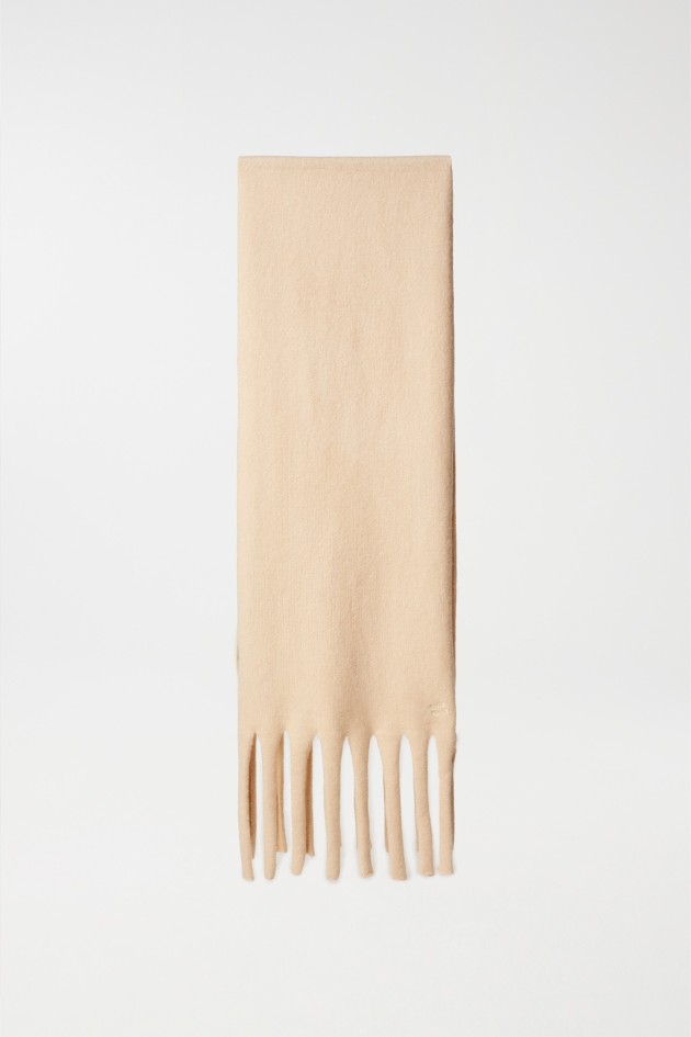 WOOL AND MOHAIR SCARF
