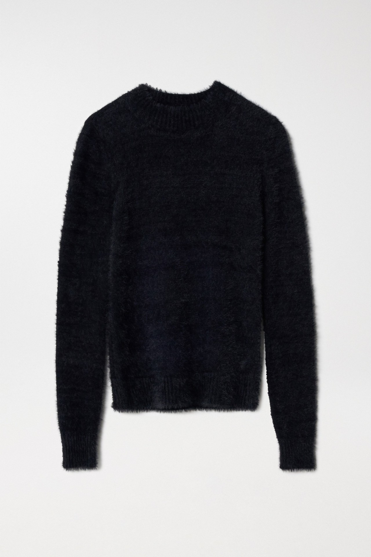 FUR EFFECT KNIT JUMPER