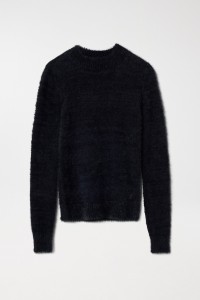 FUR EFFECT KNIT JUMPER