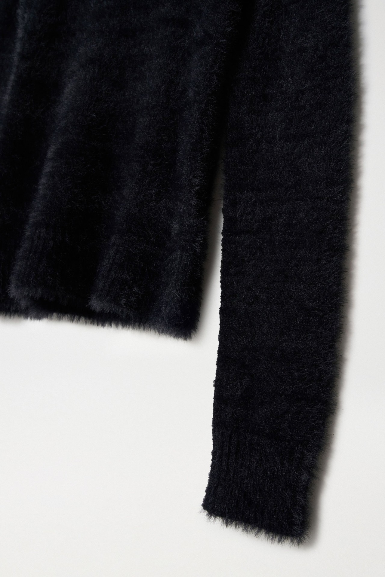 FUR EFFECT KNIT JUMPER