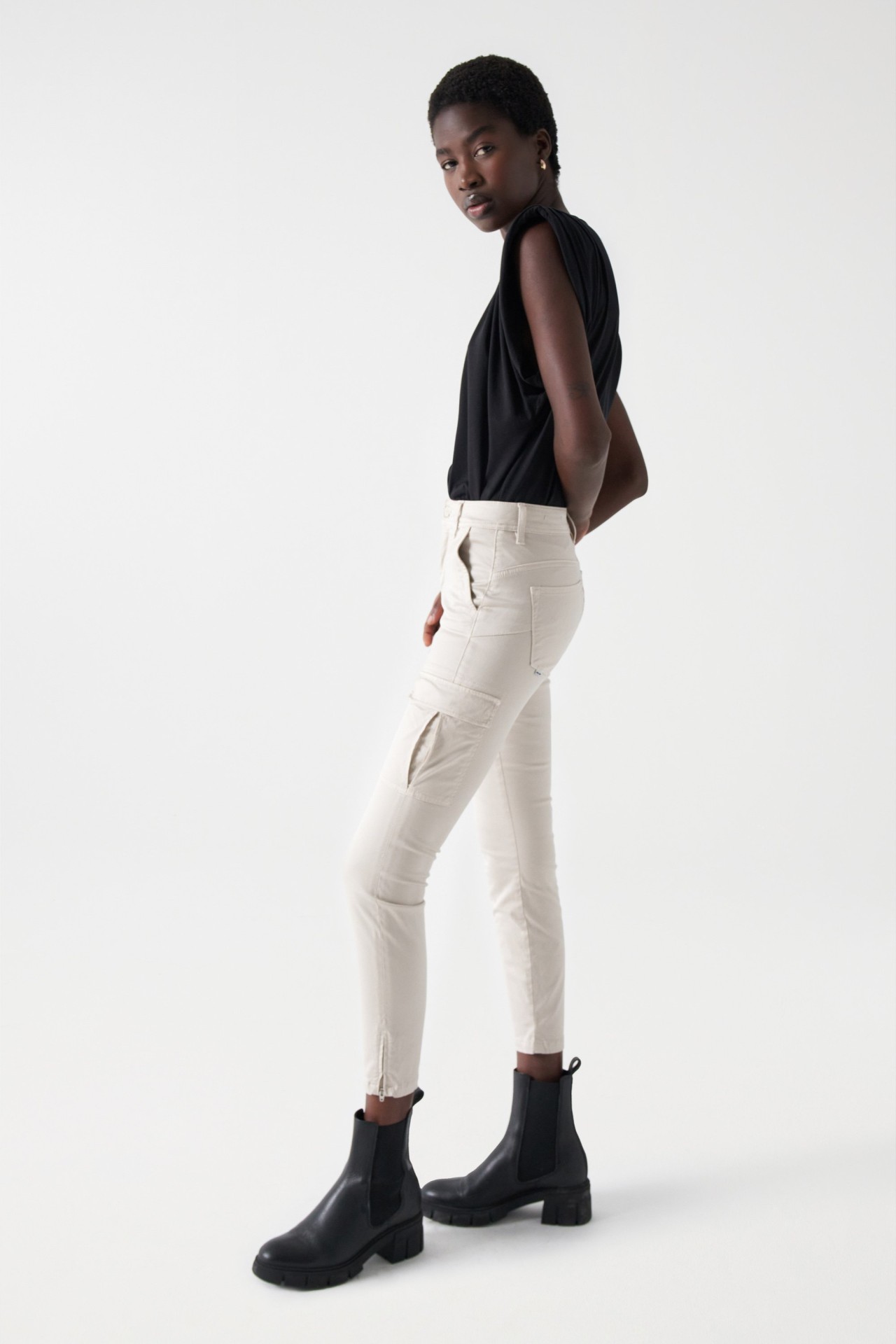 FAITH PUSH IN CARGO TROUSERS