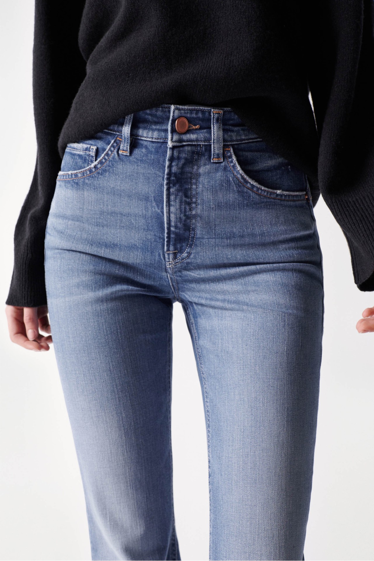 FAITH FLARE PREMIUM , MEDIUM WASH