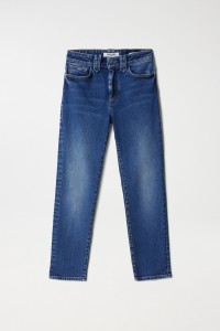 PANTALONES VAQUEROS DESTINY PUSH UP CROPPED SLIM