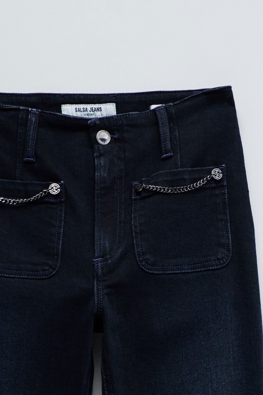 JEAN DESTINY PUSH UP FLARE