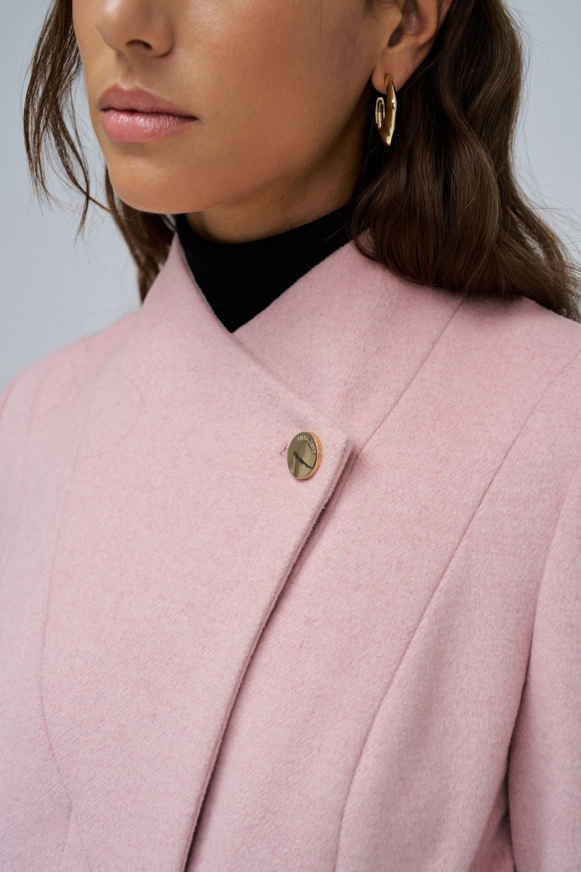 GRACE LONG WOOLLEN COAT WITH BELT