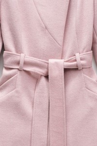 GRACE LANGE STOFFJACKE MIT GRTEL