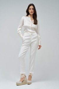 PANTALONES CHINO DE LINO