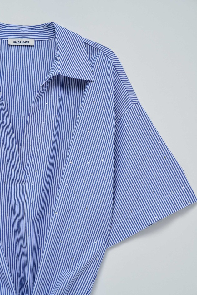 BLUSA COM LAÇO NA BAINHA