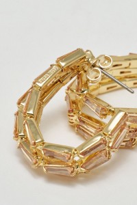 HOOP EARRINGS WITH CRYSTALS