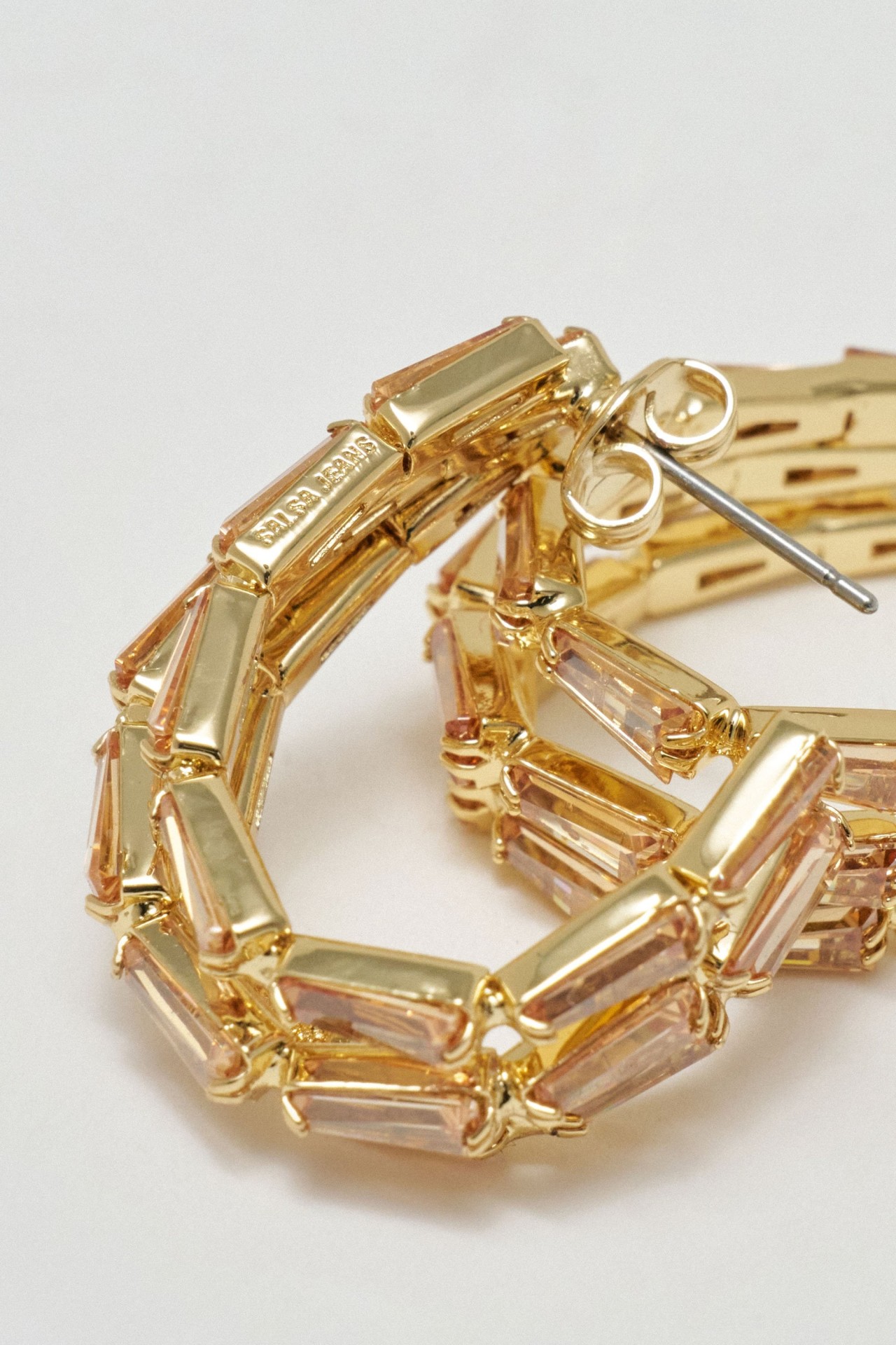 HOOP EARRINGS WITH CRYSTALS