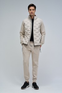 SLIM FIT JOGGERS HOSE AUS STRICKSTOFF