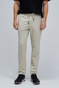 SLIM FIT JOGGERHOSE AUS STOFF