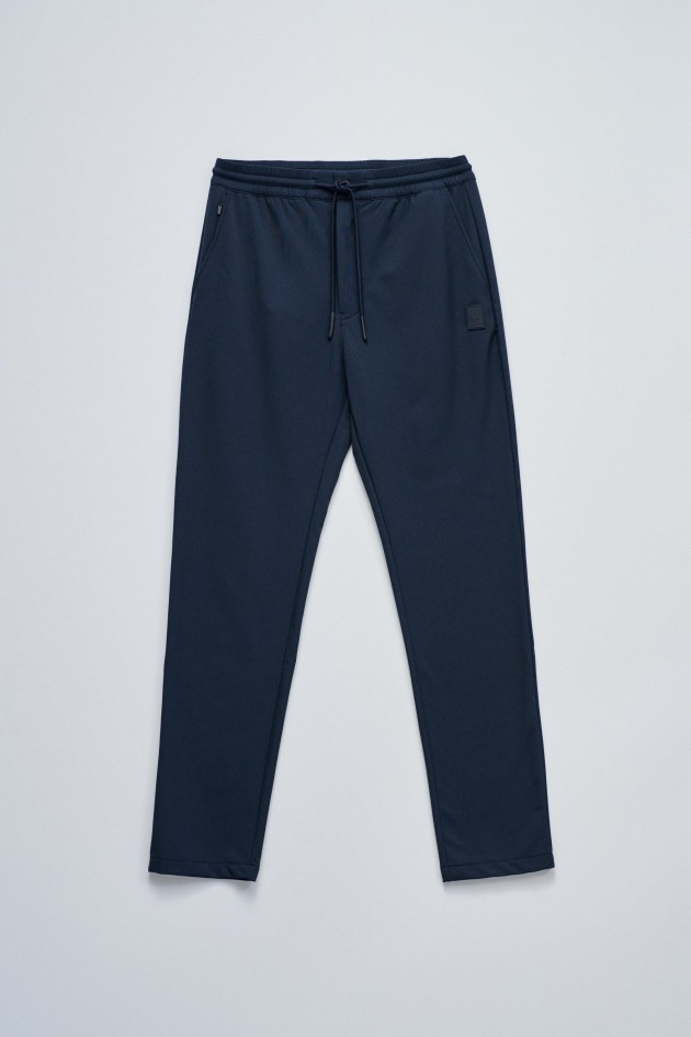 SLIM FIT JOGGERS TROUSERS IN FABRIC