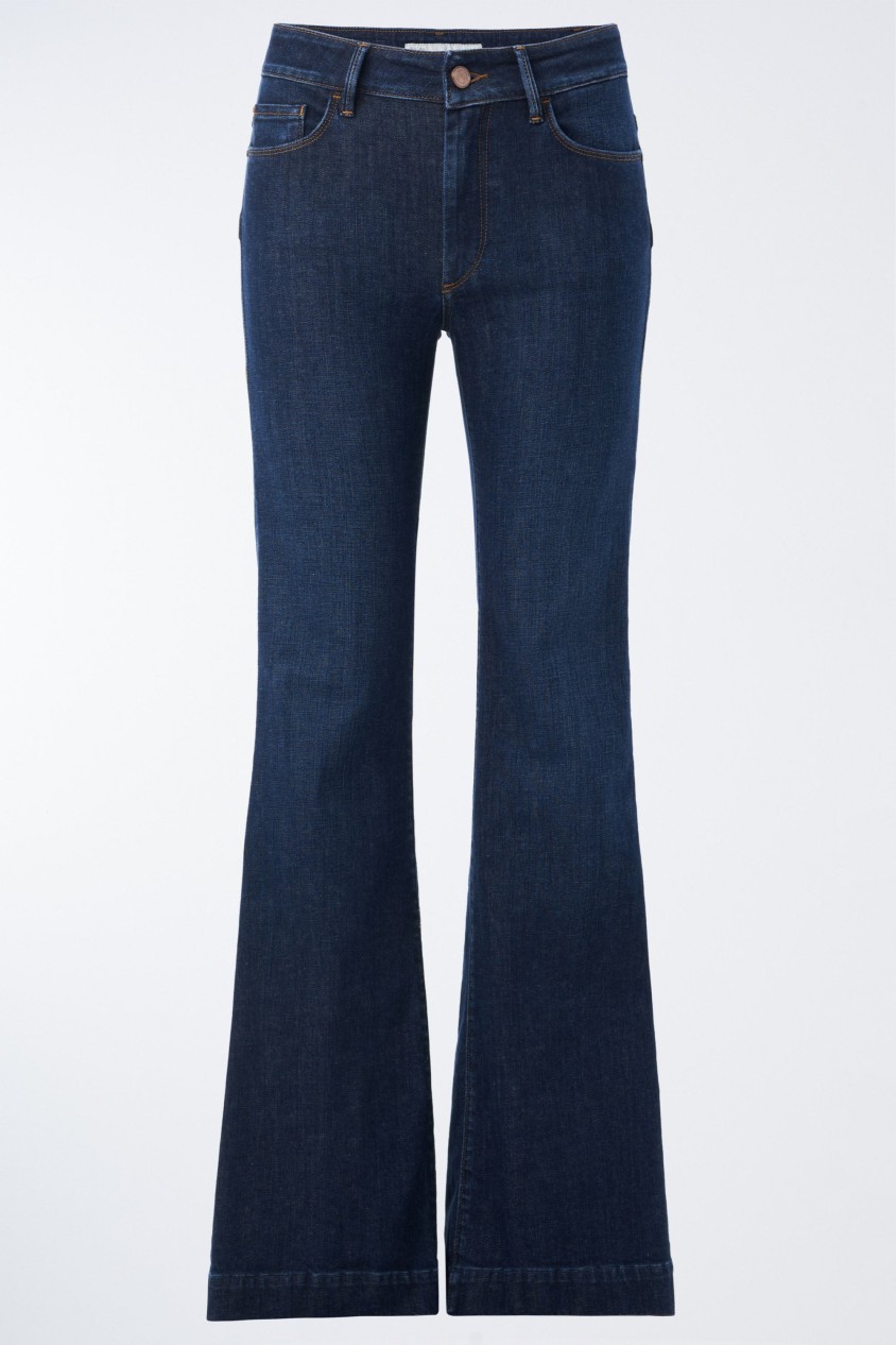 DESTINY PUSH UP FLARE JEANS, DARK WASH