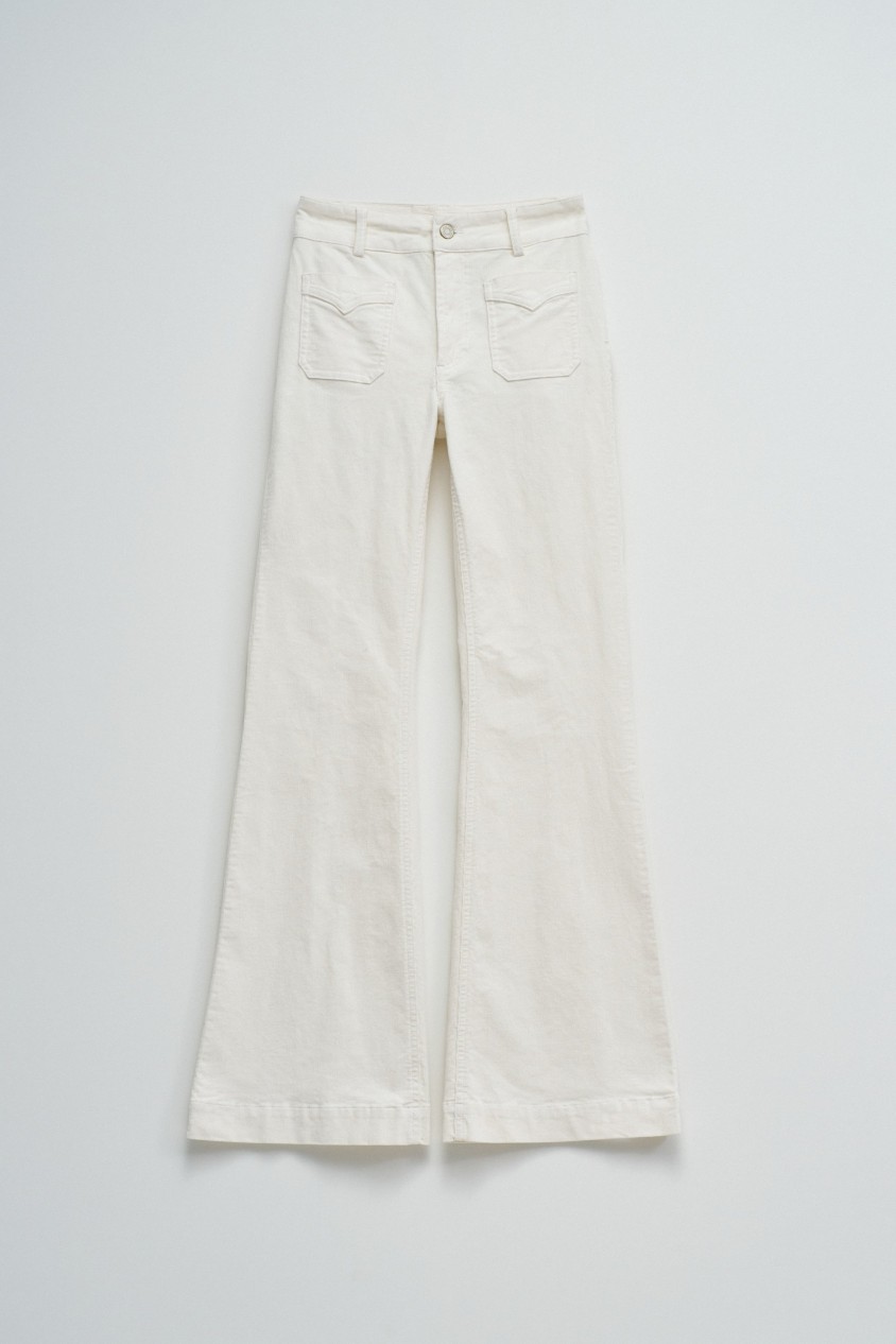 JEANS DESTINY PUSH UP FLARE EM BOMBAZINA