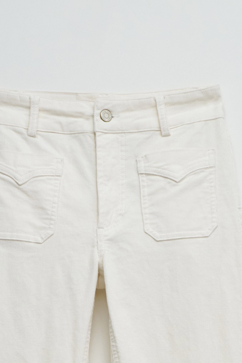 JEANS DESTINY PUSH UP FLARE EM BOMBAZINA