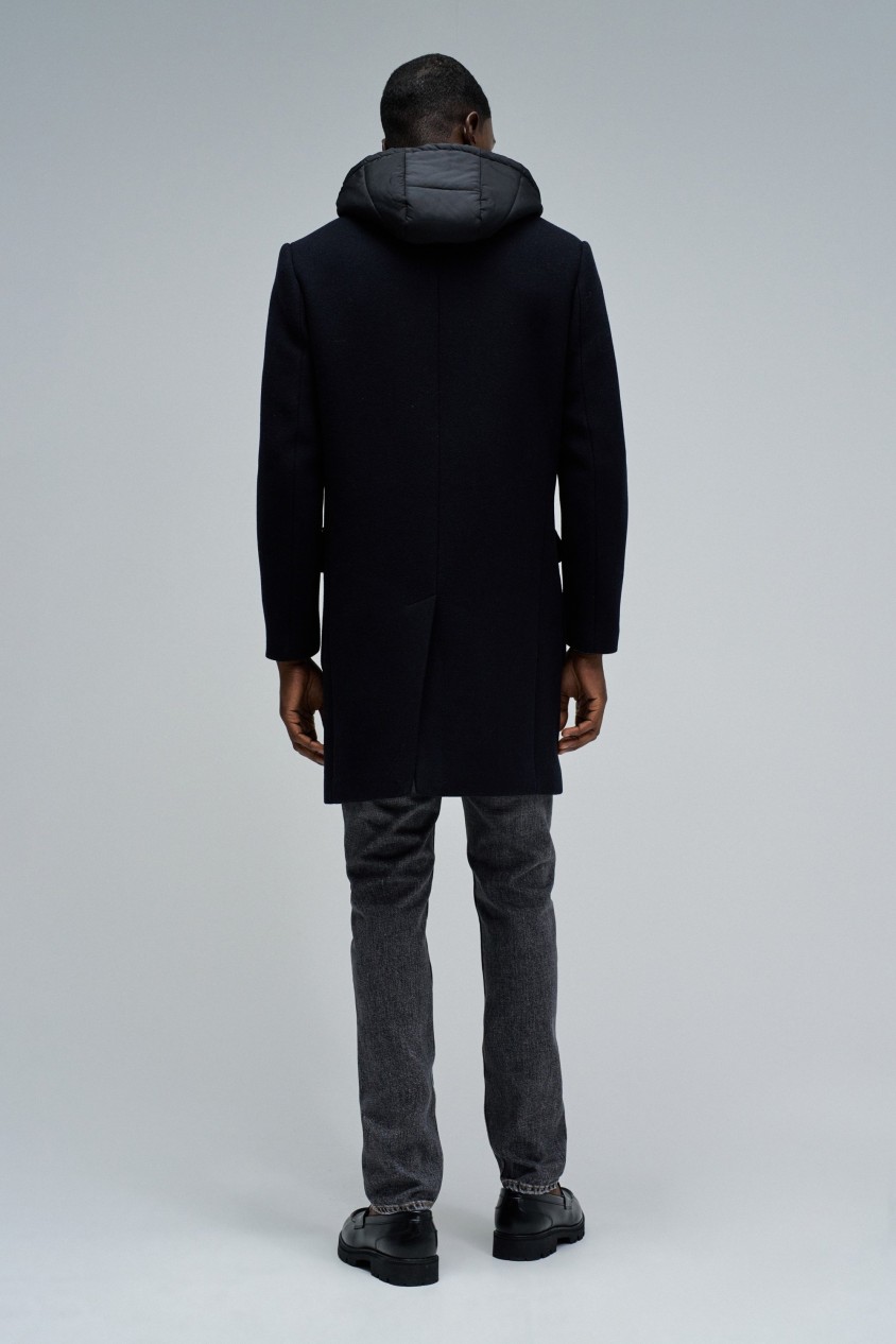 CASACO DE FAZENDA COM CAPUZ