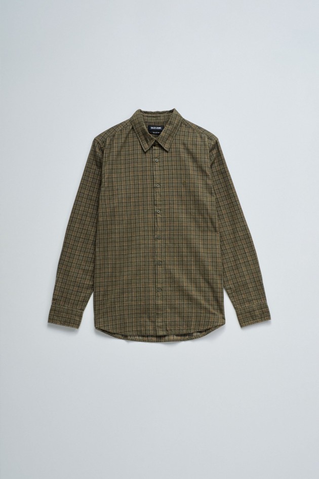 CHECKED CORDUROY SHIRT