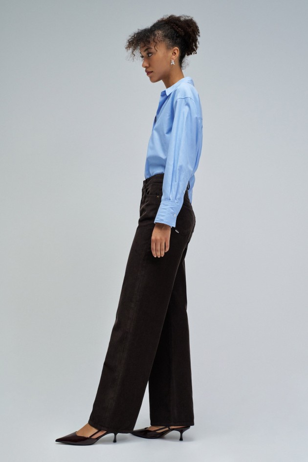 WIDE LEG JEANS IN CORDUROY