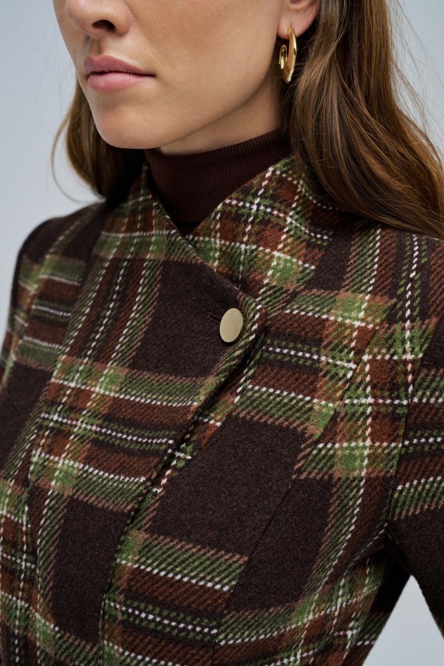 VESTE EN LAINE GRACE LONG AVEC CEINTURE