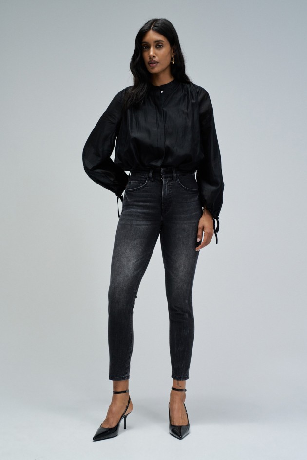 JEAN FAITH PUSH IN CROPPED SKINNY