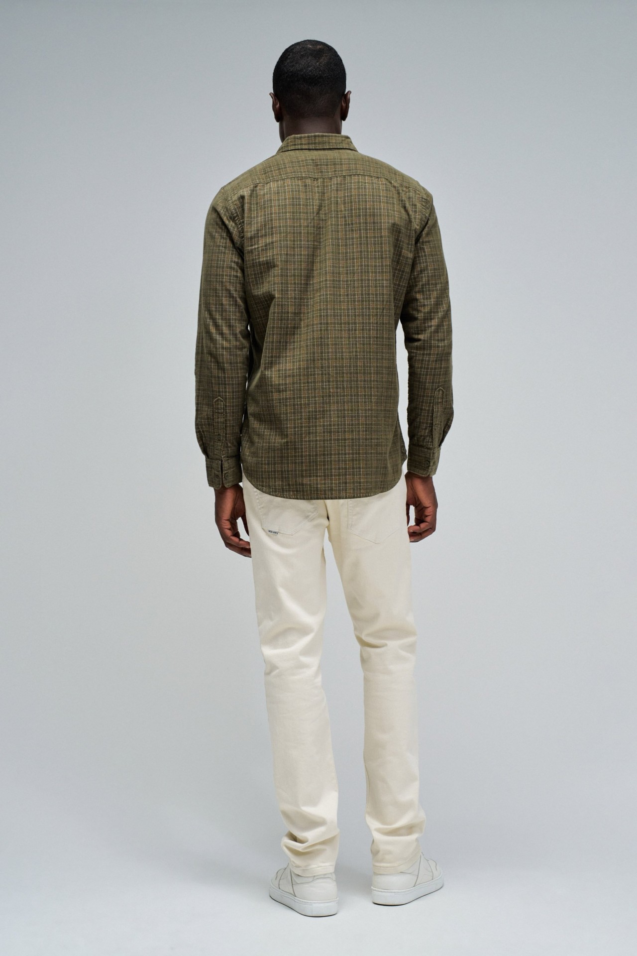 CHECKED CORDUROY SHIRT