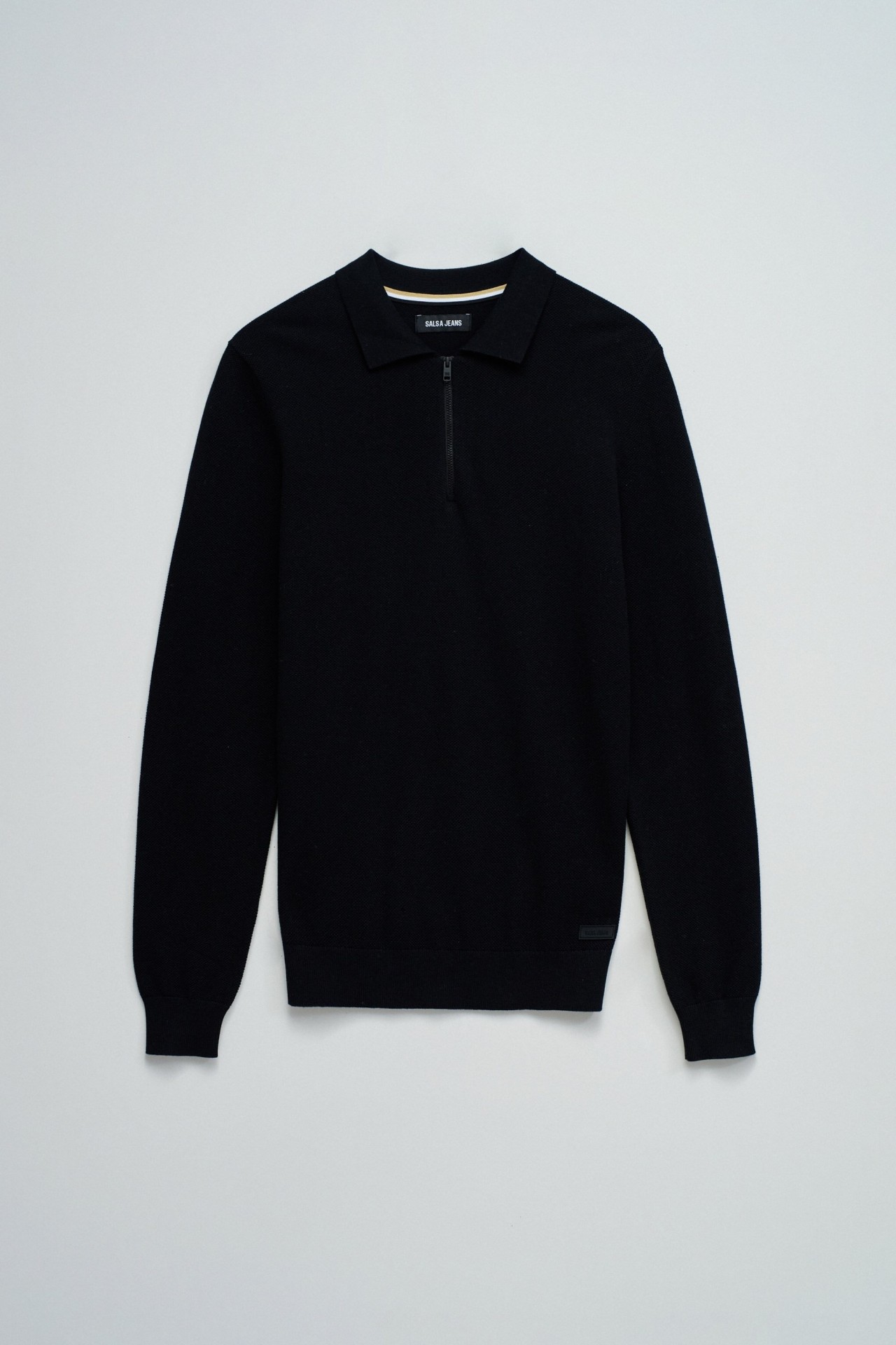 KNIT SWEATER WITH HALF ZIP