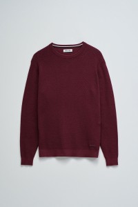 TEXTURED KNIT SWEATER