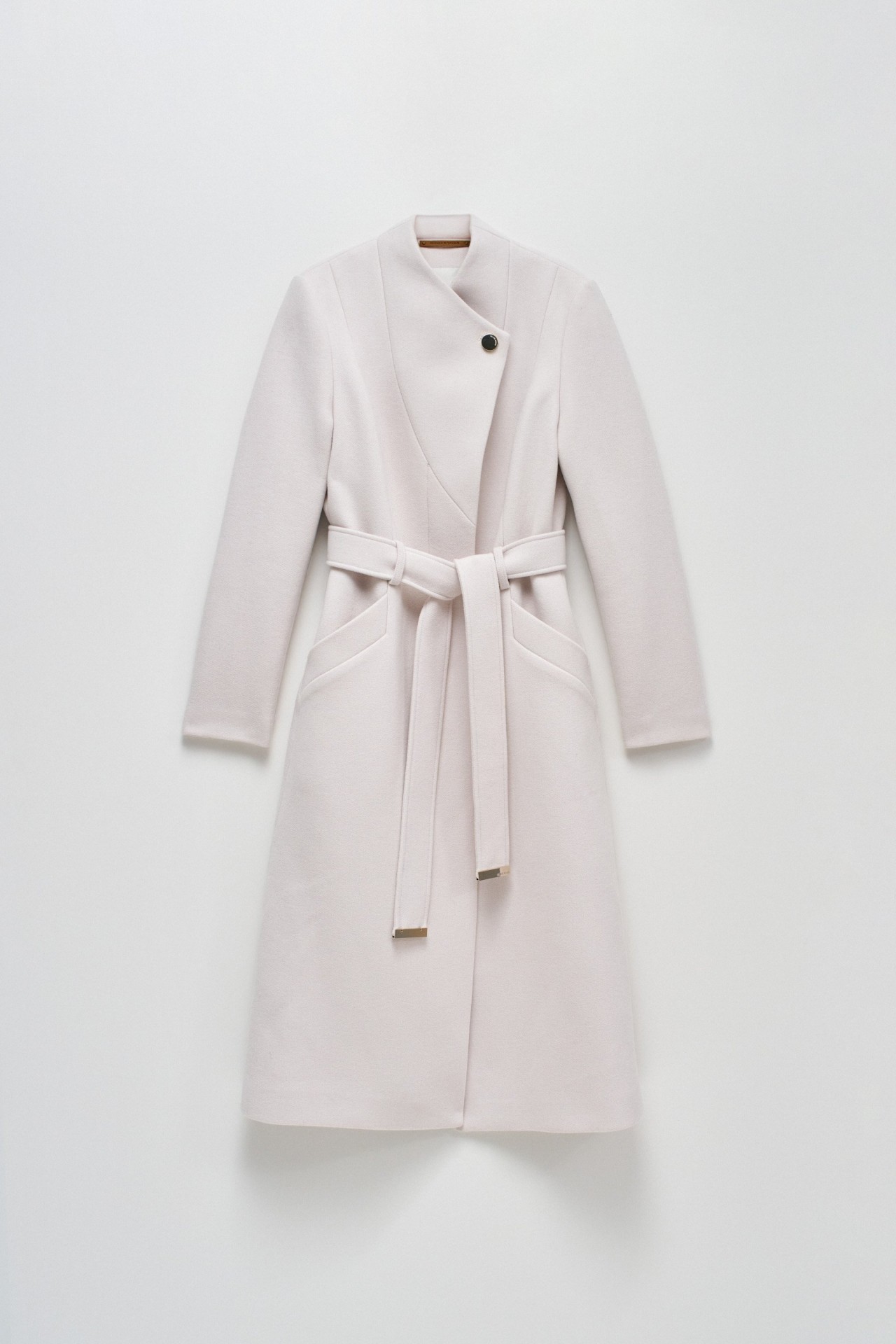 LONG GRACE WOOLLEN COAT WITH BELT