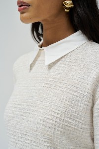 SWEATER COMBINED WITH SHIRT