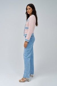 CAZADORA DE TWEED CON LENTEJUELAS