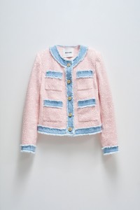 CAZADORA DE TWEED CON LENTEJUELAS